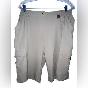 Little Donkey Andy Shorts Mens Extra Large XL Khaki Tan Lightweight Polyester